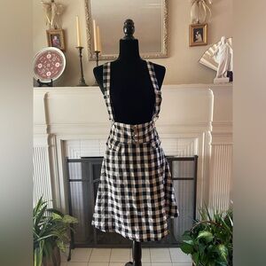 Hot Topic || Suspender Skirt Plaid with Bow (3X)